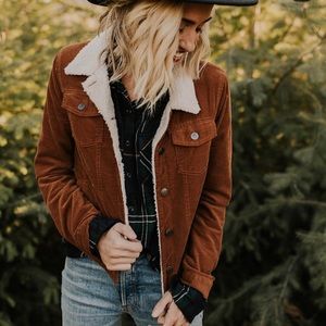 ROOLEE Wool-Lined Burnt Orange Jacket- Large